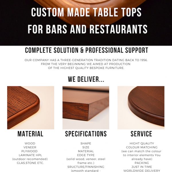 TABLE TOPS